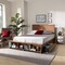 Baxton Studio Tamsin Wood Full Size 4-Drawer Platform Bed with Built-In Shelves 173-9419-10668 - alternate 9